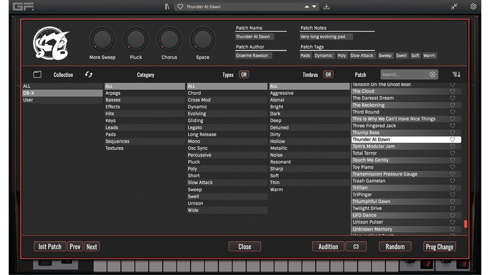 GForce Software OB-X