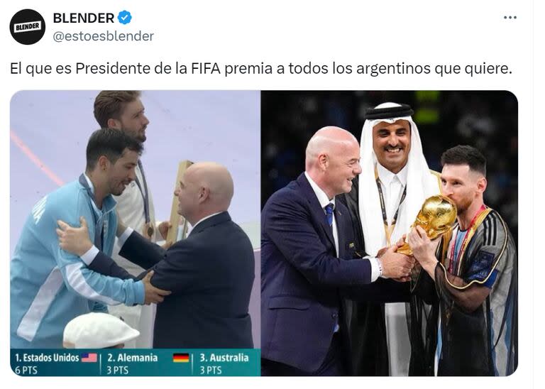 Argentina ganó primera medalla de oro en los Juegos de París y estallaron los memes