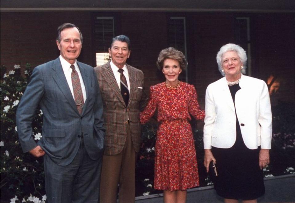 The Reagans and Bushes | Susan Biddle/White House/The LIFE Picture Collection/Getty