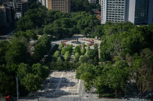 Protesters have demanded that Istanbul's Gezi Park remains a green space