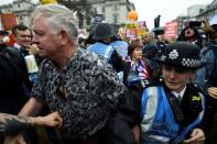 Protest against U.S. President Donald Trump in London