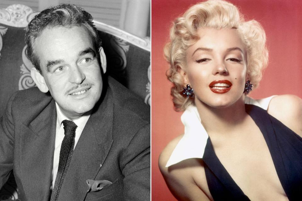 Prince Rainier, mailyn monroe