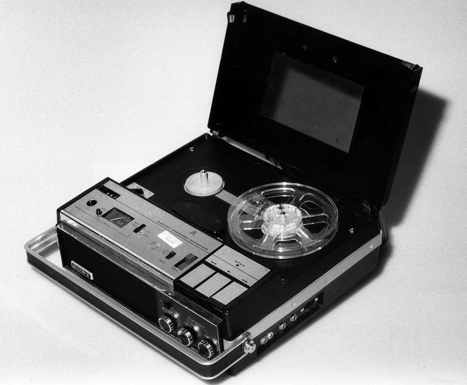 The original Nixon White House tape recorder is shown in an undated handout photo. Decades after the fighting over his tapes began, Richard Nixon is finally getting at least part of his wish. The National Archives, under a court order it had fought for years, on Monday, August 10, 1998 will begin cutting up the original tapes from the Watergate years and returning portions dealing with private matters to the late president's estate. (National Archives via AP)