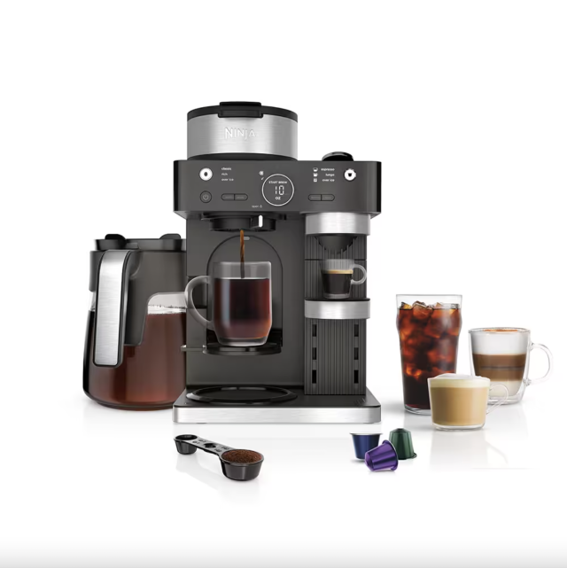 Galanz 2-in-1 Pump Espresso Machine & Single Serve Coffee