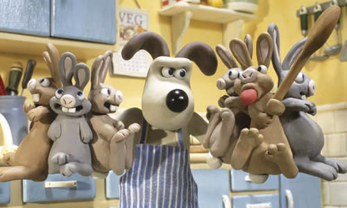 <p>Wallace & Gromit: The Curse of the Were-Rabbit (2005): Starring the voices of Ralph Fiennes and Helena Bonham Carter, this flick follows Wallace and Gromit as they attempt to run a vegetable security and humane pest control business, to keep pesky rabbits from eating carrots. Unfortunately things don't exactly go to plan.</p>