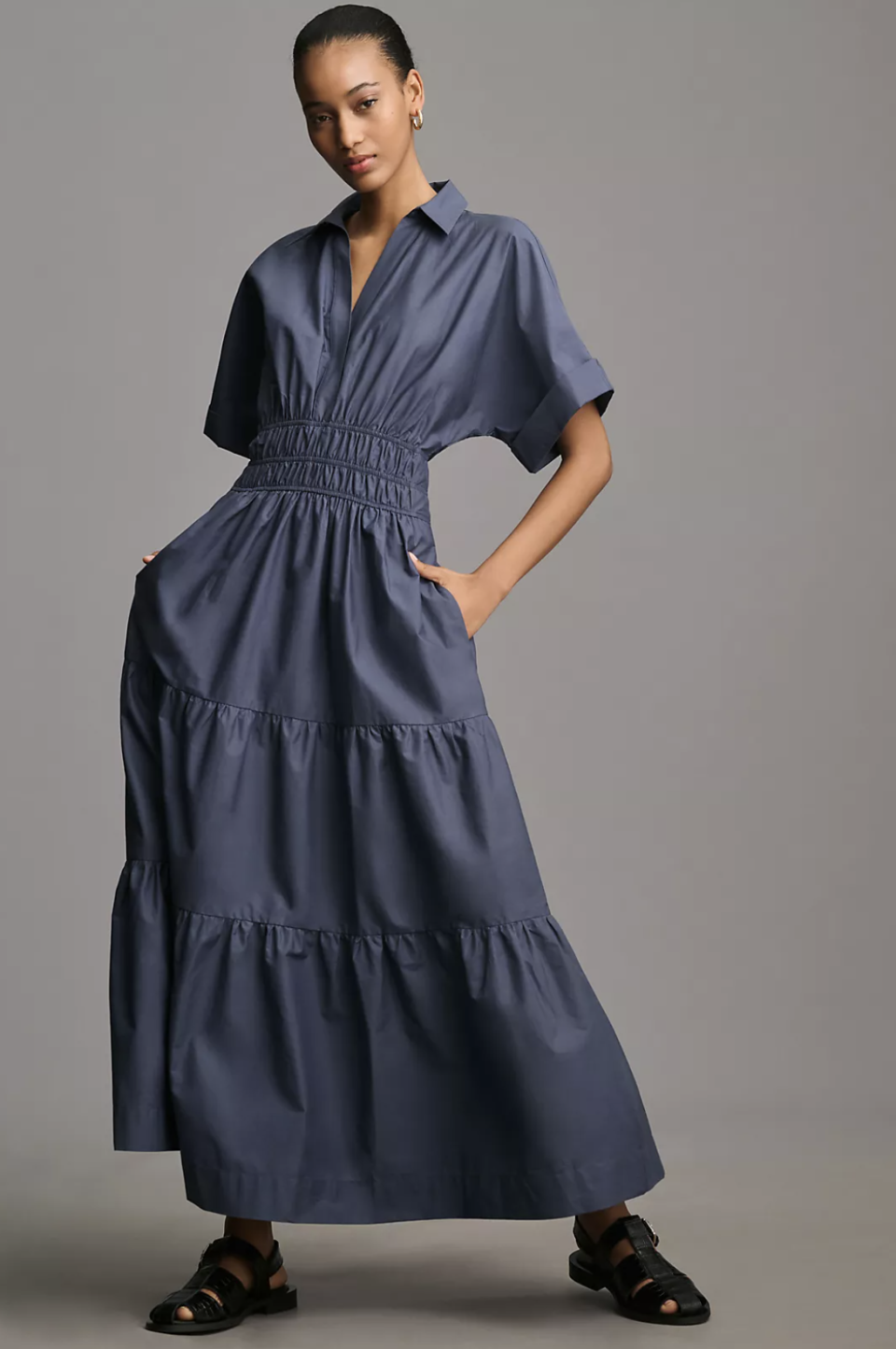 The Somerset Maxi Dress: Shirt Dress Edition (Photo via Anthropologie)