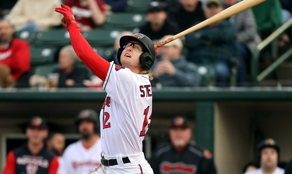 Andrew Stevenson had a big week at the plate in Worcester as helped the Red Wings win all six games.