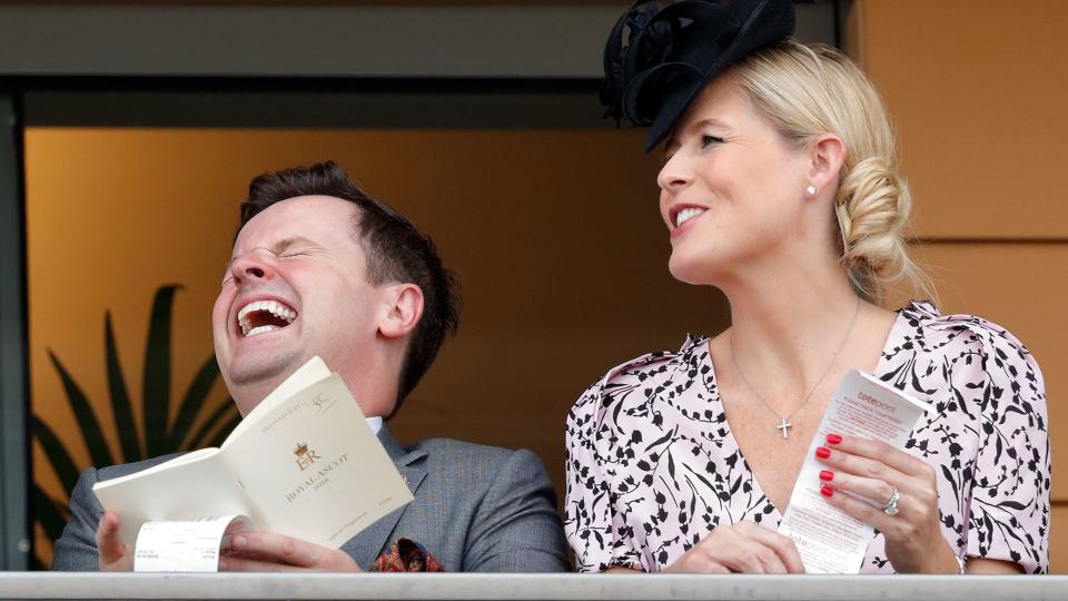 Ali Astall and Declan Donnelly at Royal Ascot