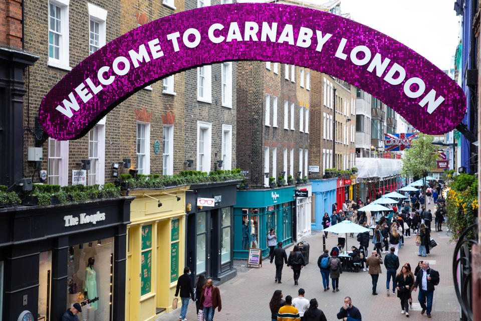 Landlord Shaftesbury owns properties on Carnaby Street (PA)