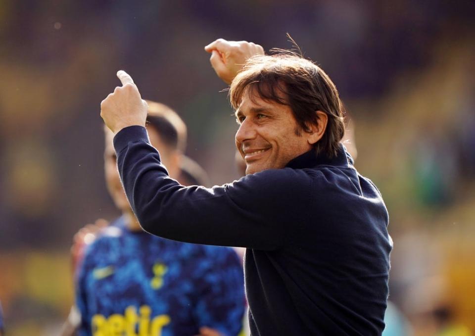 Tottenham Hotspur manager Antonio Conte is under contract until the summer of 2023 (Joe Giddens/PA) (PA Wire)
