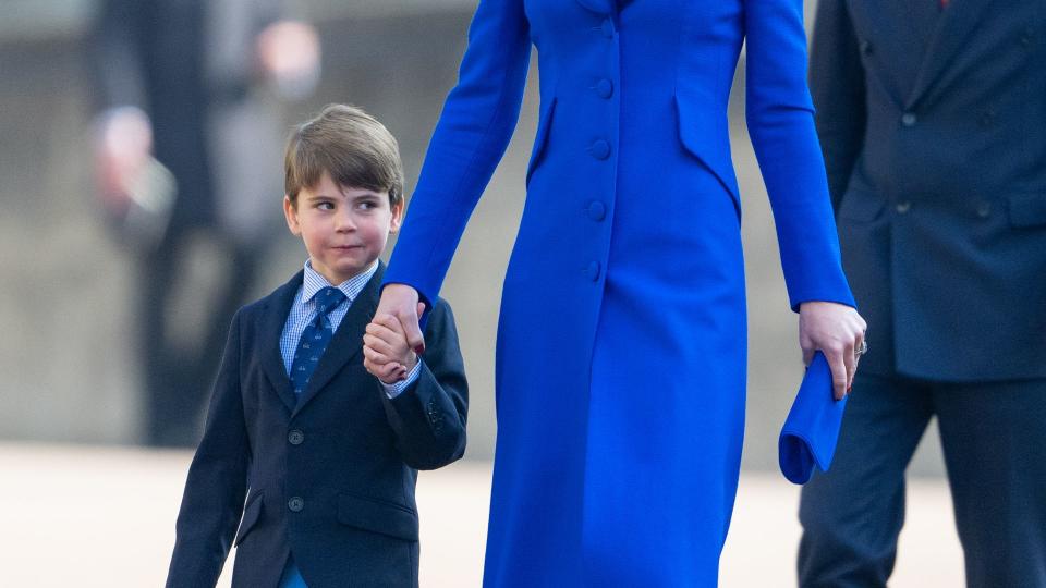 Prince Louis stole the show in his cobalt blue shorts