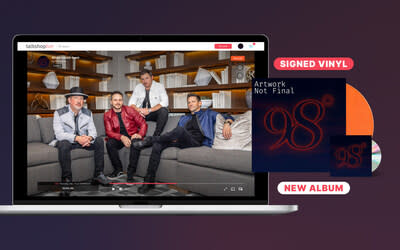 Talkshoplive: Exclusive Announcement With 98 Degrees + Signed
