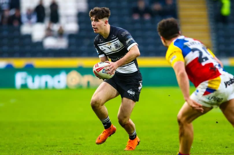 Jack Charles on his Hull FC debut.