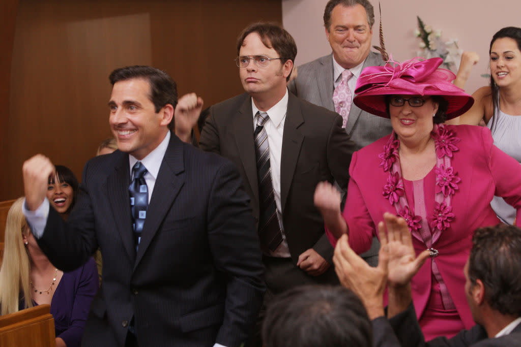A scene from <em>The Office</em> season 6 episode “Niagara.”<span class="copyright">Byron Cohen—NBCUniversal/Getty Images</span>
