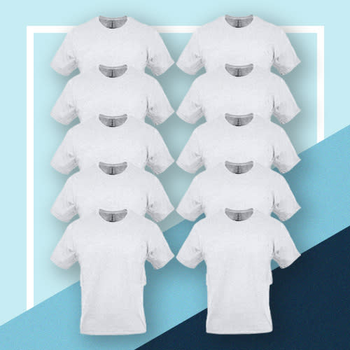 Prime Day Is Over, But  Is Pretty Much Giving Away Gildan White T- Shirts Today — $2.64 Per Shirt