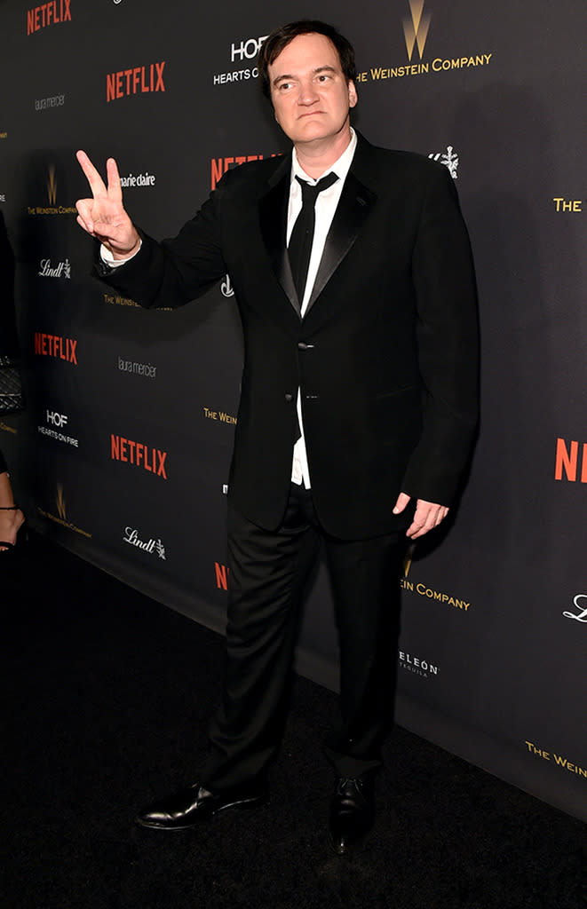 Quentin Tarantino wants peace and he’ll flare his nostrils until he gets it. (Photo: Getty Images)