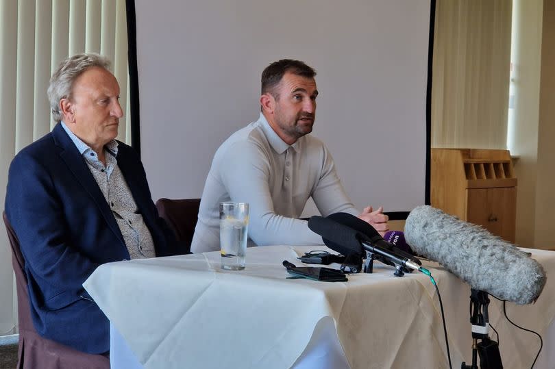 Neil Warnock and Paul Wotton