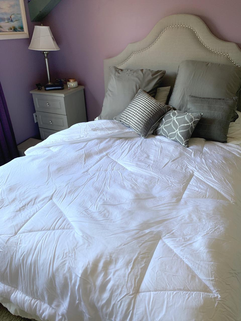 The Buffy Cloud Comforter might cost more than you typically spend on a comforter, but it's a worthwhile investment. (Photo: <a href="https://www.instagram.com/wesleygonz_/" target="_blank">Wesley Gonzalez</a>)