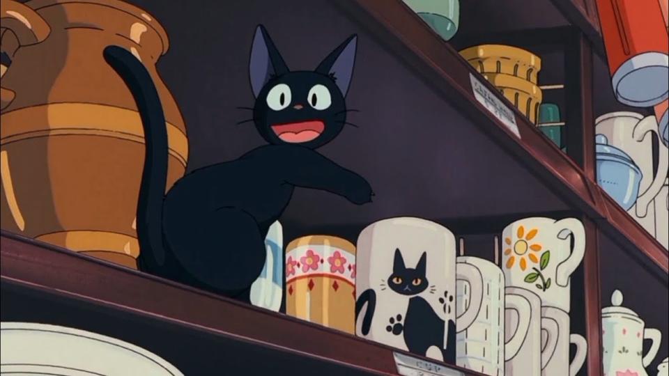 <p> The Studio Ghibli movie, <em>Kiki’s Delivery Service</em> mostly centers on a young witch as she attempts to find her place in the world, but this animated gem wouldn’t be half as good if it were not for her pet cat, Jiji. Whether it’s the original Japanese version or the English dub with Phil Hartman providing the voice, the character is absolutely amazing. </p>