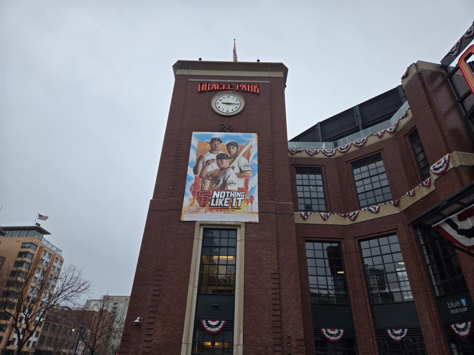 oracle park photos in s24 vs iphone 15 camera faceoff