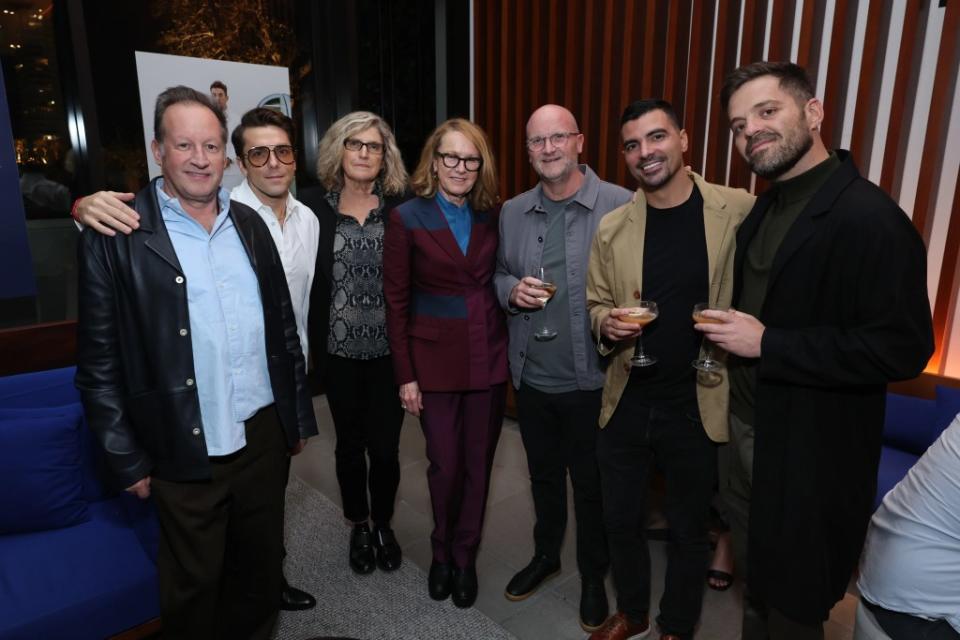 Gordon Veneklasen, Adrien Pia, Guest, Ann Philbin, Kevin Croxford, Pedro Corvo, and Santiago Pazos at TheWrapBook Launch Party 2024