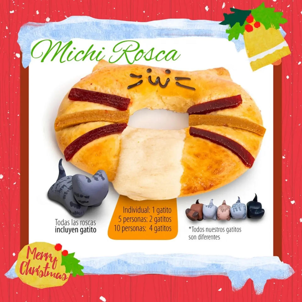 Michi rosca, Catfecito Gato Gazzu / Roscas de reyes poco convencionales