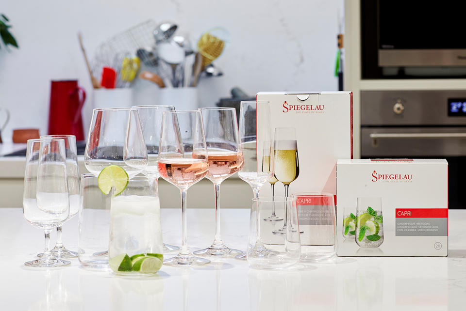 Spiegelau wine glasses included in the Coles FlyBuys promotion.