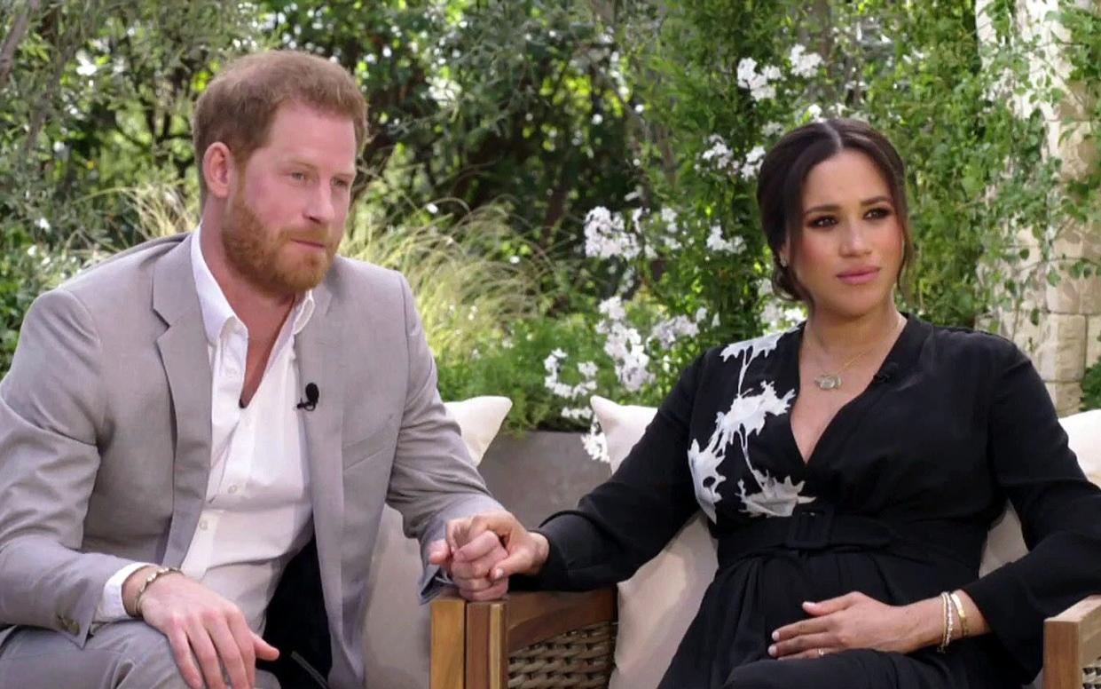 The Sussexes's interview with Oprah Winfrey will air in the US over the weekend - CBS