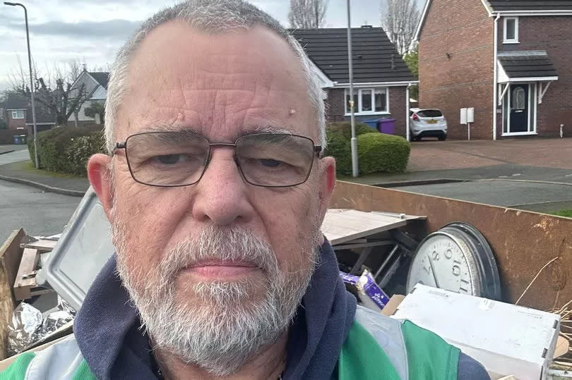 Councillor Alan Gibbons claims he reports incidents of fly-tipping in his ward nearly every day