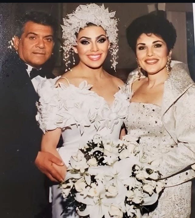 Renee Graziano on her wedding day