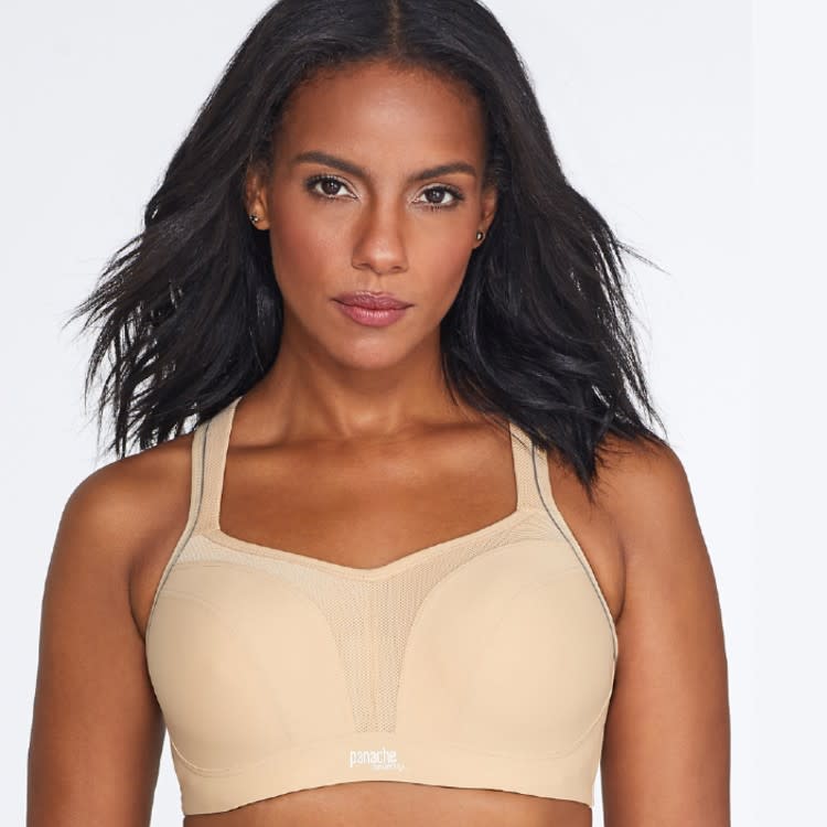 This underwire bra with cushy cups converts to racerback. (Photo: Bare Necessities)