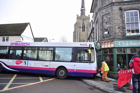 bus-crash-shop-florist-stowmarket-suffolk