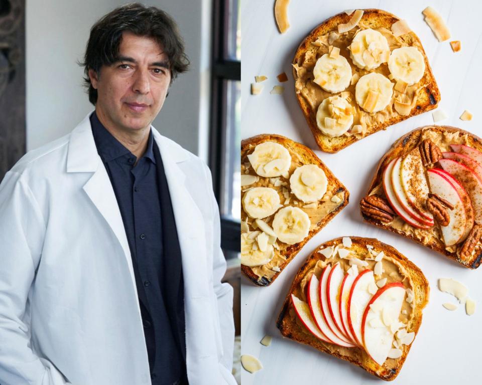 Valter Longo empfiehlt ein Frühstück mit Nüssen und Obst. - Copyright: Valter Longo/ Getty