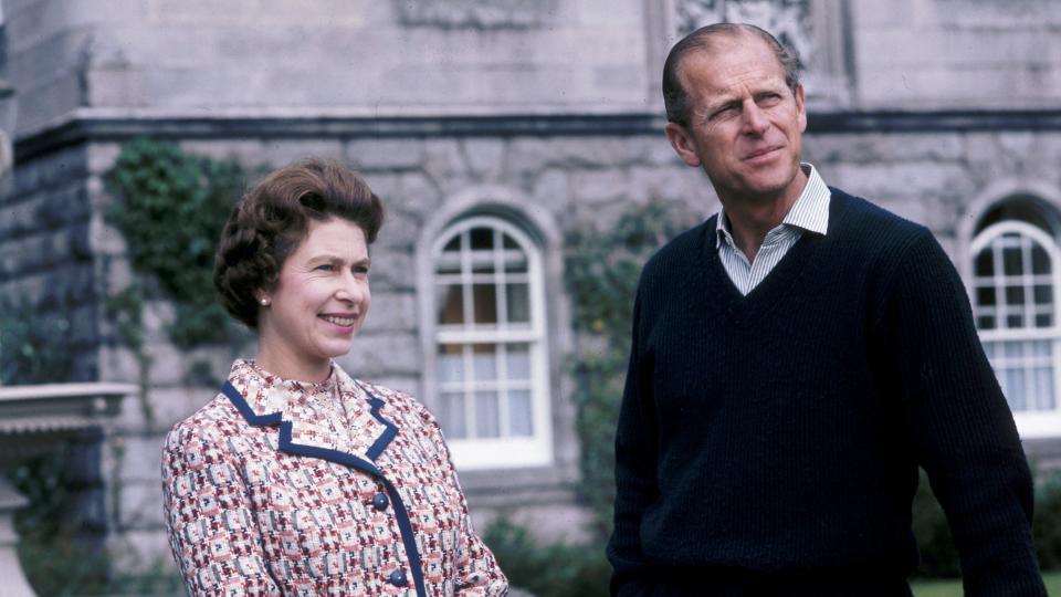 Queen Elizabeth II and Prince Philip at Balmoral, Scotland, 1972