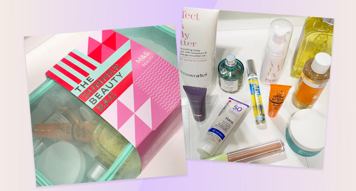 M&S summer beauty bag