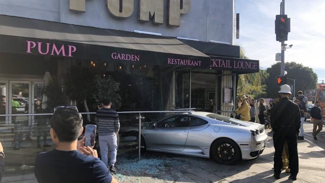 Ferrari Crashes Into Lisa Vanderpump's West Hollywood Restaurant