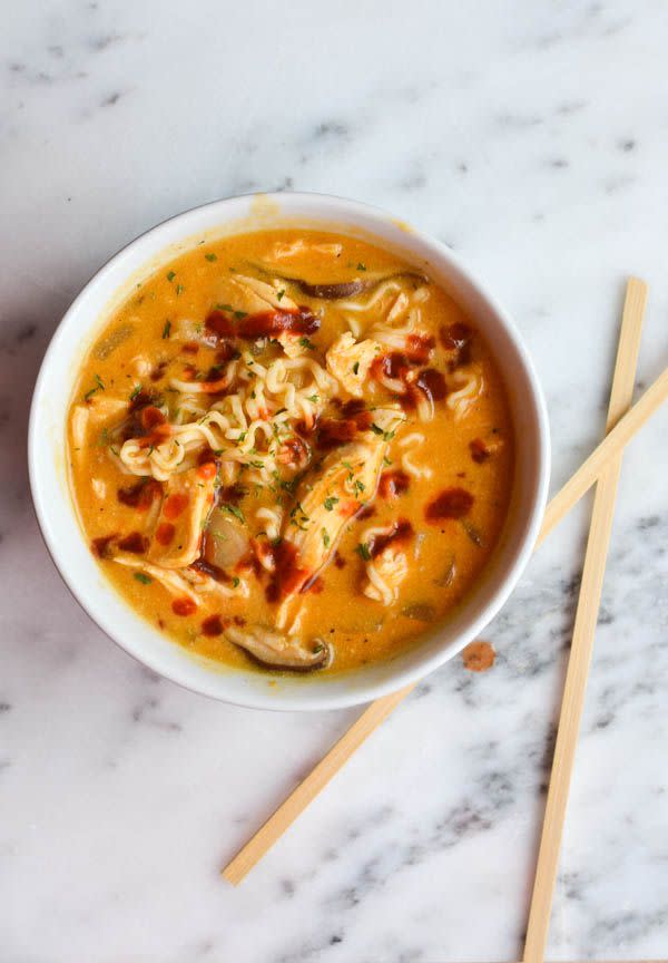 Ramen Pumpkin Soup