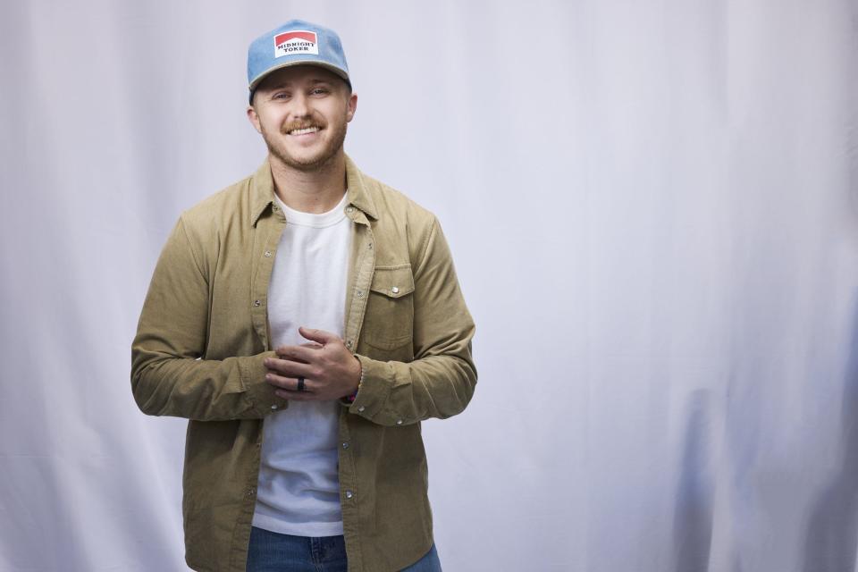 Corey Kent backstage at ACL Fest.