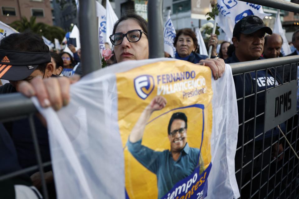 Fernando Villavicencio prometió luchar contra los grupos criminales, antes de ser asesinado. (Photo by MARTIN BERNETTI/AFP via Getty Images)