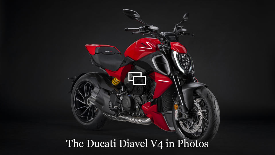 The Ducati Diavel V4.