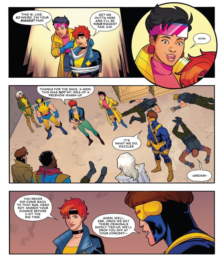 Dazzler flirts with Cyclops in X-Men 97 1