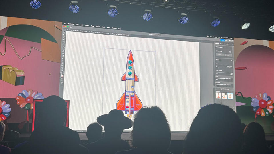 Illustrator rocket