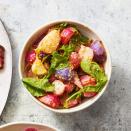 <p>Miso, a fermented soybean paste, adds saltiness to roasted radishes for a quick and easy side.</p><p>Get the <a href="https://www.goodhousekeeping.com/food-recipes/a27286026/miso-glazed-radishes-recipe/" rel="nofollow noopener" target="_blank" data-ylk="slk:Miso-Glazed Radishes recipe;elm:context_link;itc:0;sec:content-canvas" class="link "><strong>Miso-Glazed Radishes recipe</strong></a><em>.</em></p>