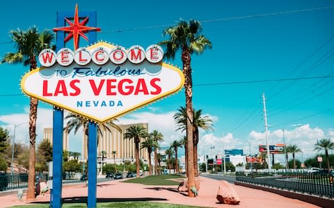 'Welcome to Fabulous Las Vegas, Nevada' sign - Credit: Westend61 / Gemma Ferrando/Westend61