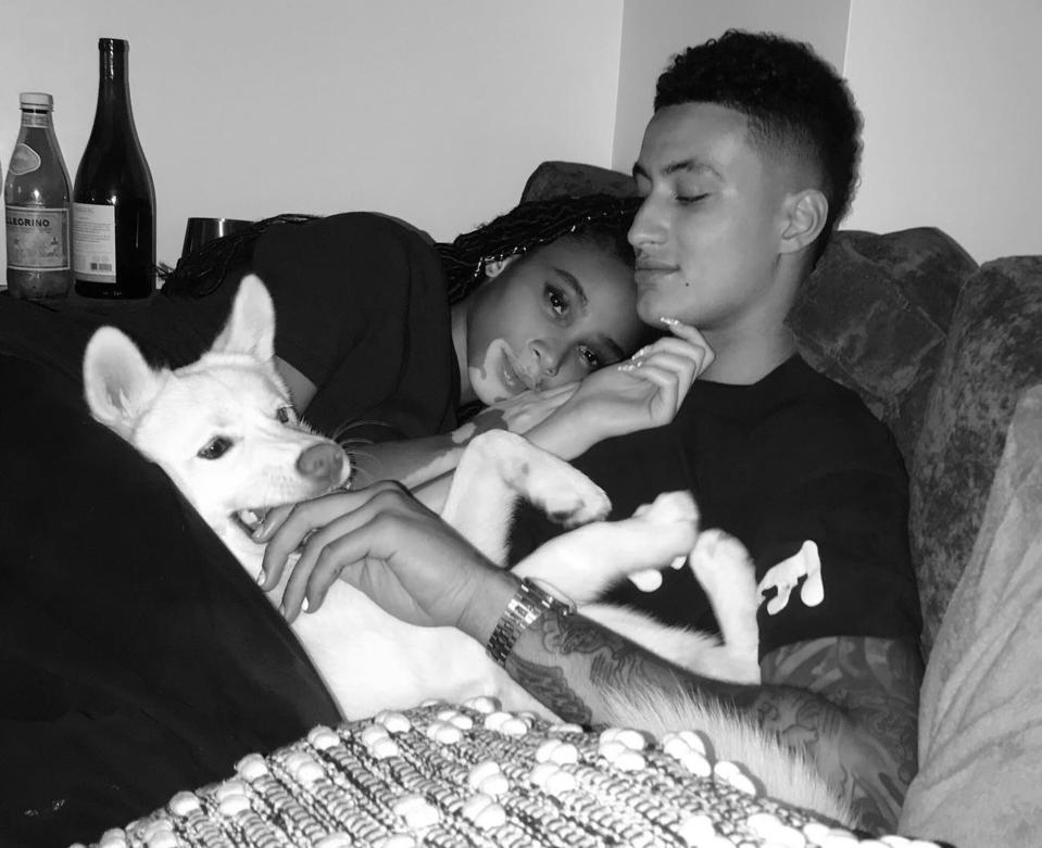 Winnie Harlow and Kyle Kuzma