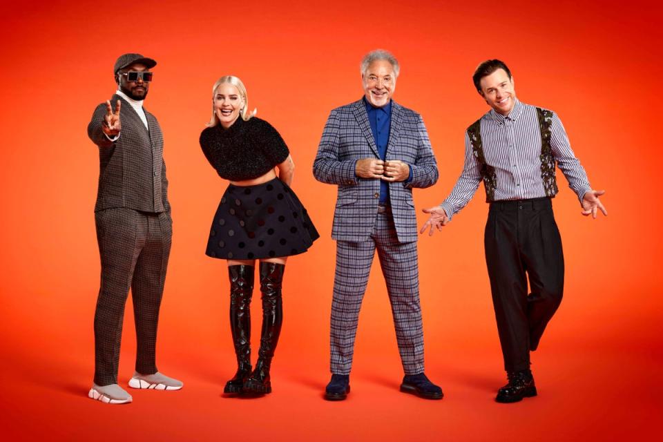 Anne-Marie was a coach on The Voice alongside will.i.am, Tom Jones and Olly Murs (ITV)