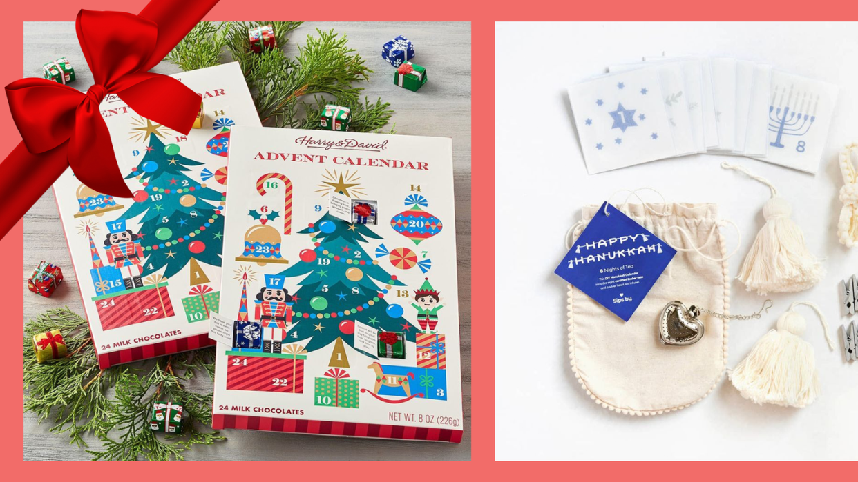 christmans and hanukkah advent calendars