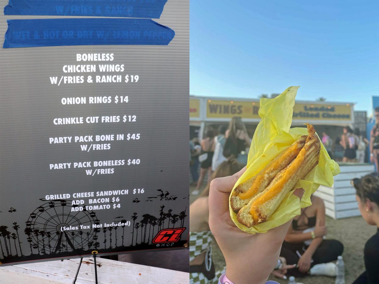 coachella grilled cheese