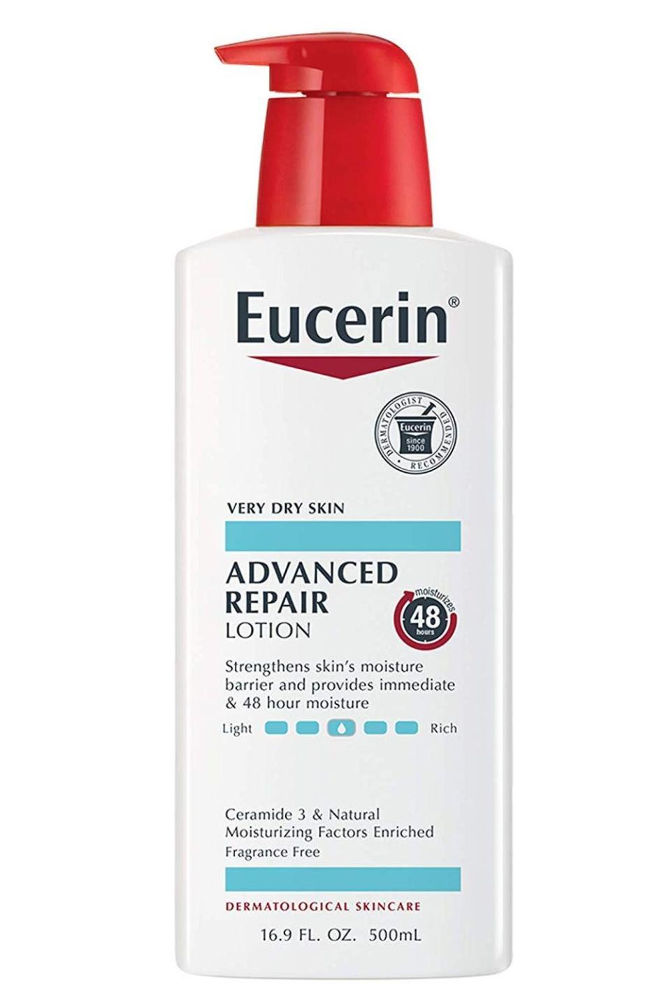 12) Eucerin Advanced Repair Lotion