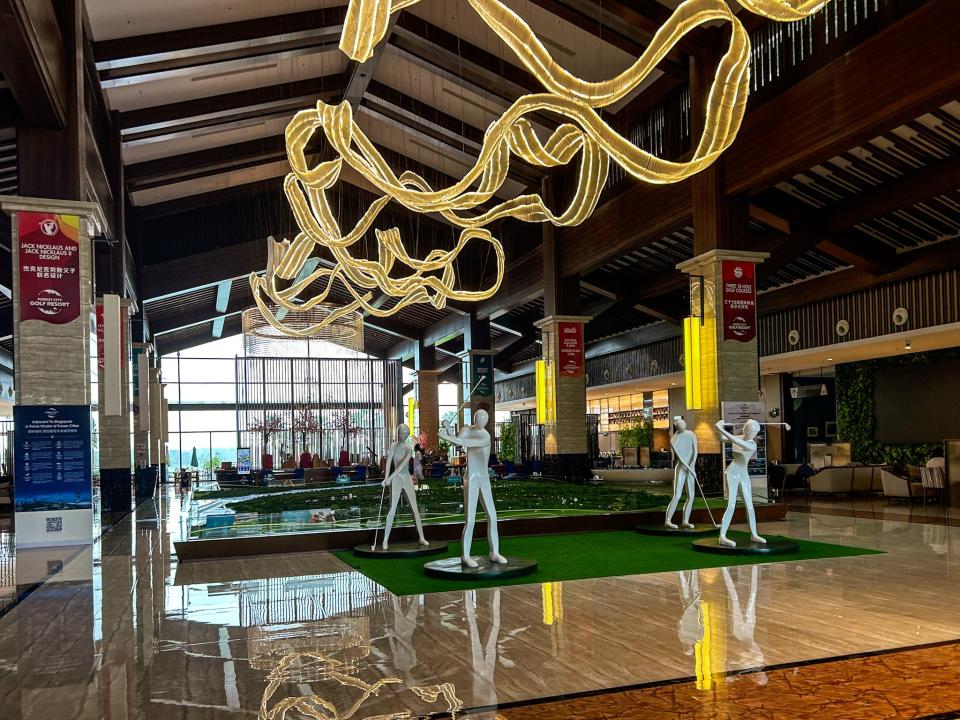 golf resort lobby